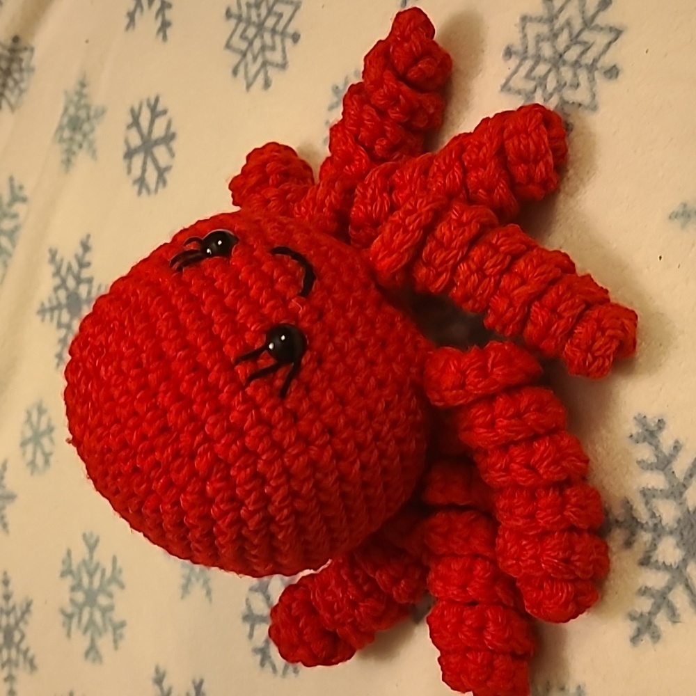 Adorable Handmade Crocheted Octopus